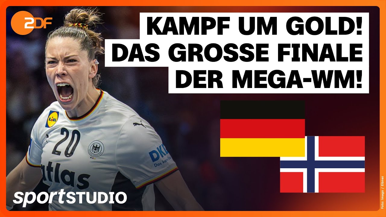 Deutschland – Norwegen Highlights | Finale Handball-WM der Frauen 2025 | sportstudio