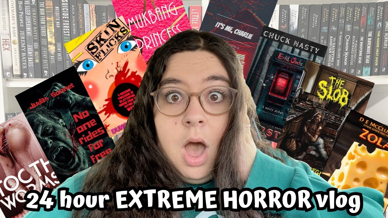 I read 8 EXTREME horror books in 24 hours and I'm not ok