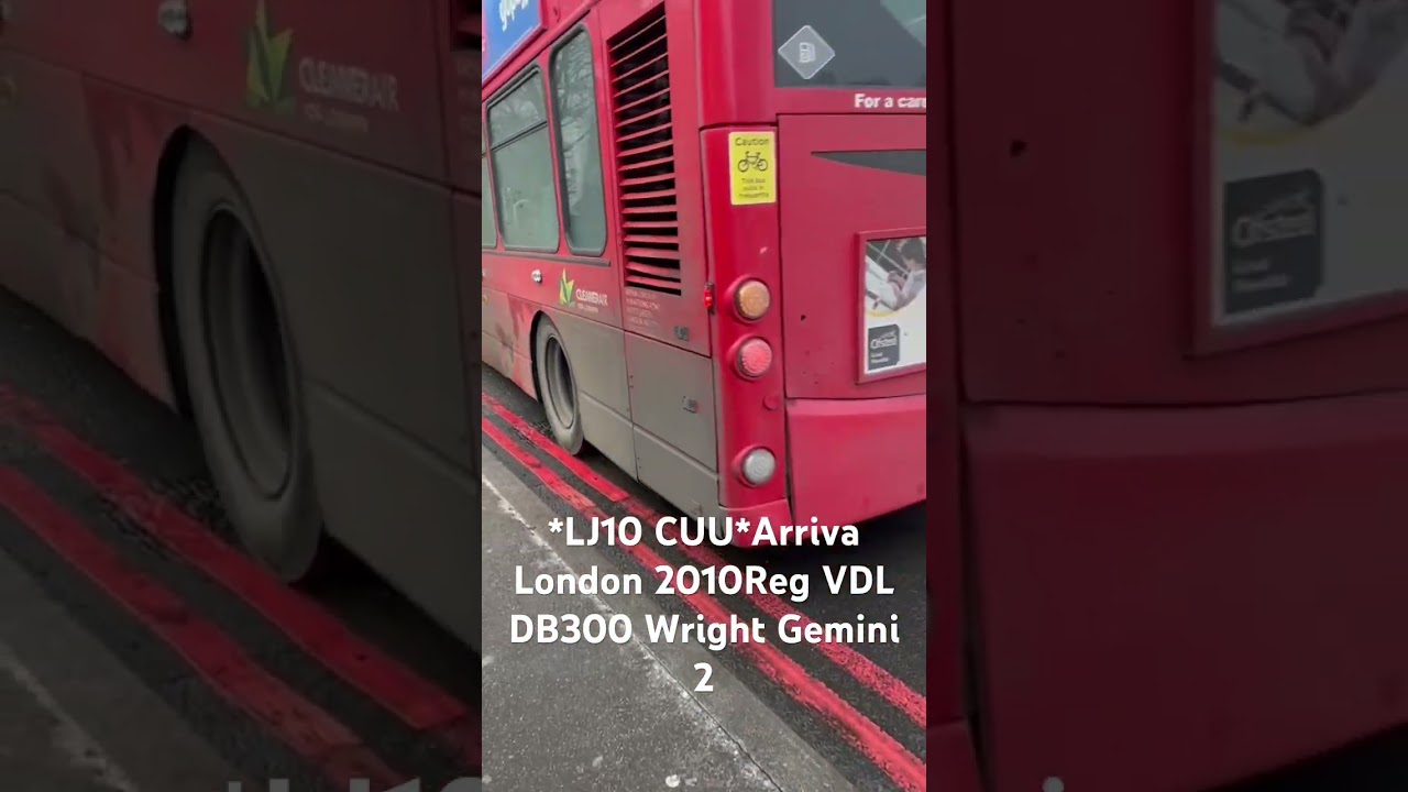 *LJ10 CUU*Arriva London 2010Reg VDL DB300 Wright Gemini 2