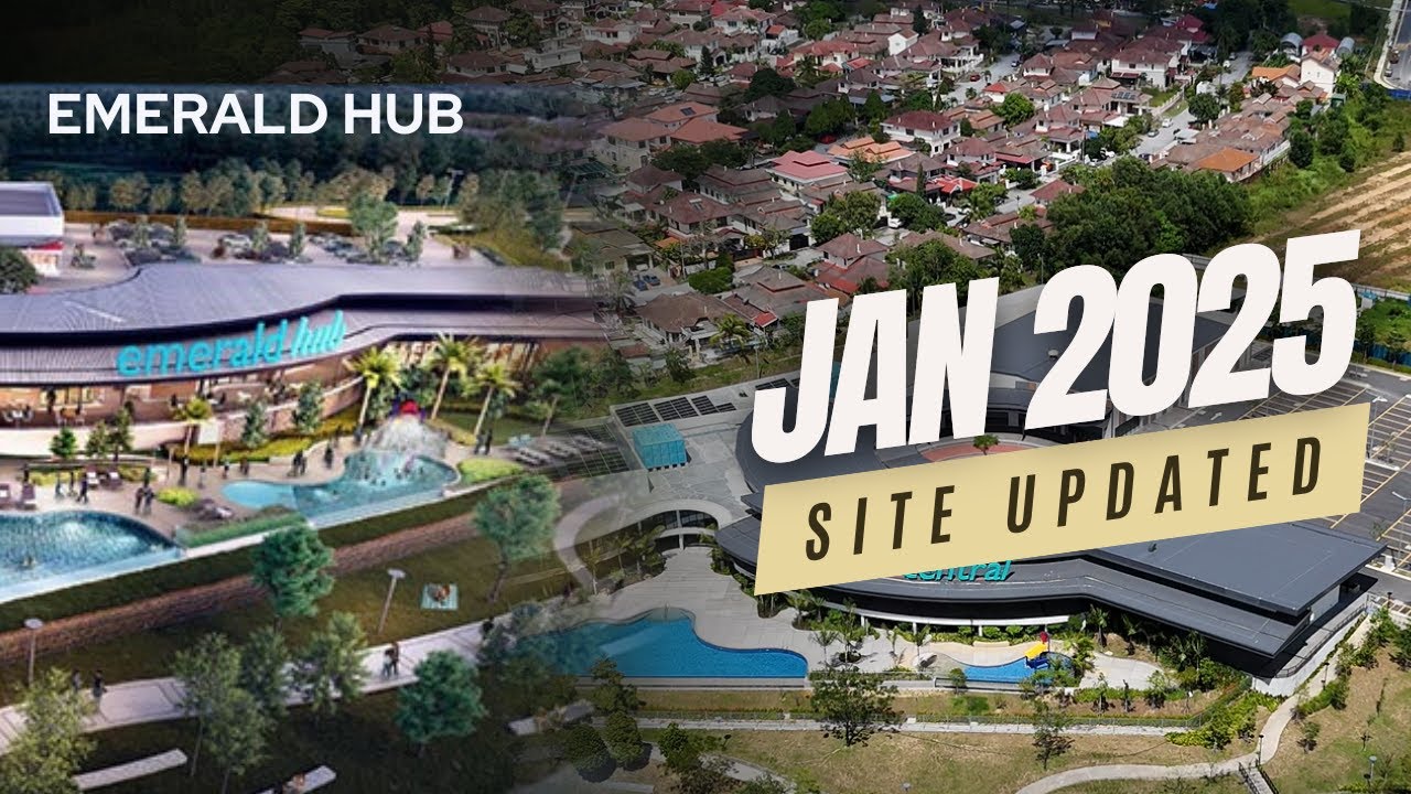 2025 Drone Site Update : Emerald Hub Rawang Emerald by Guocoland Malaysia 【Drone EP002】