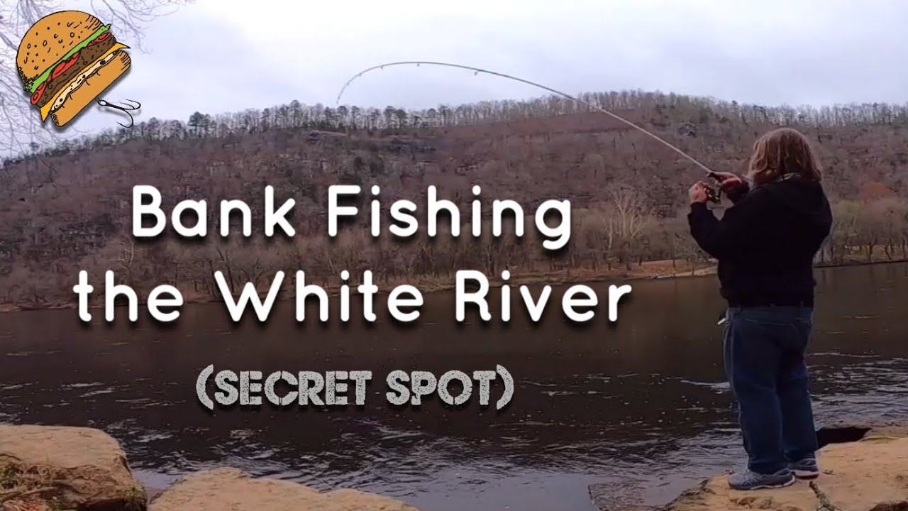Bank Fishing the White River (SECRET SPOT)