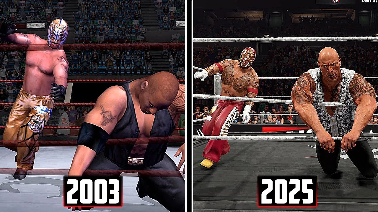 Эволюция 619 в играх WWE! (2003&ndash;2025)