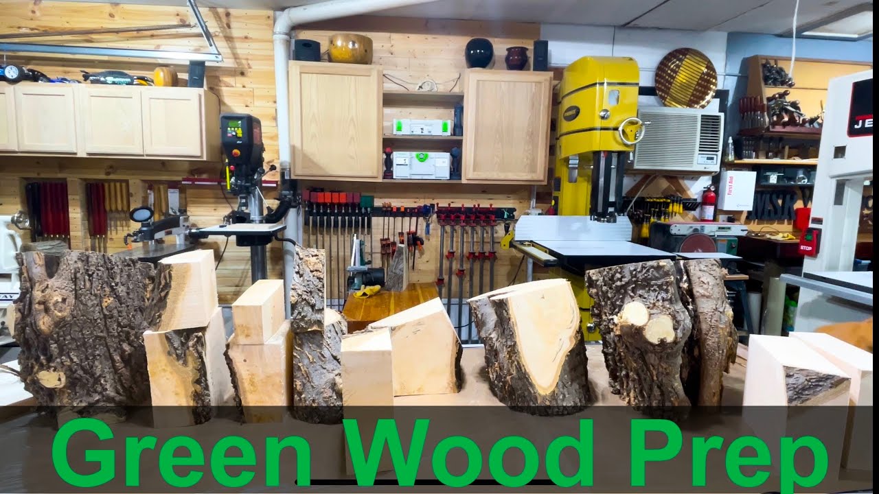 Preparing Green Wood For Turning