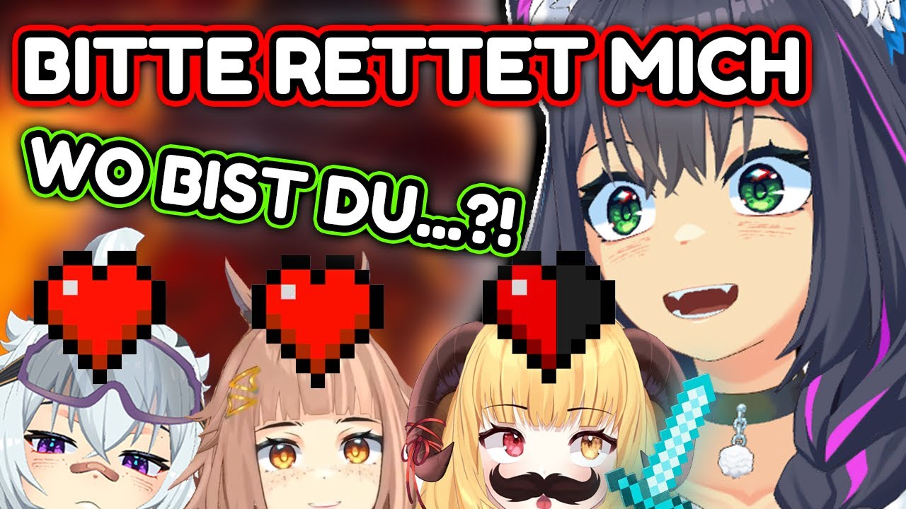 Das GROßE Minecraft Vtuber ABENTEUER mit @JinjaOwO @finstey @MonaEuphelia