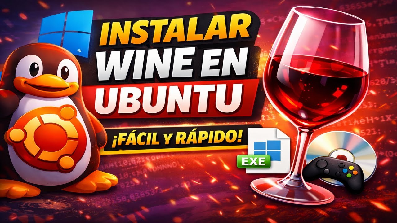 Instalar Wine en Ubuntu 22.04 / 24.04 Fácil y Rápido | Guía Completa