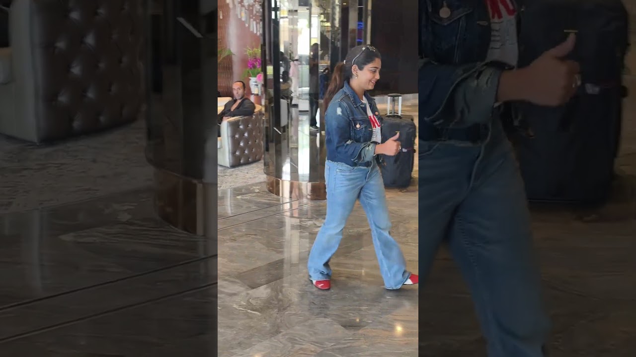 Cuteness Overload! #gourigkishan arrives in Dubai for SIIMA 2025!