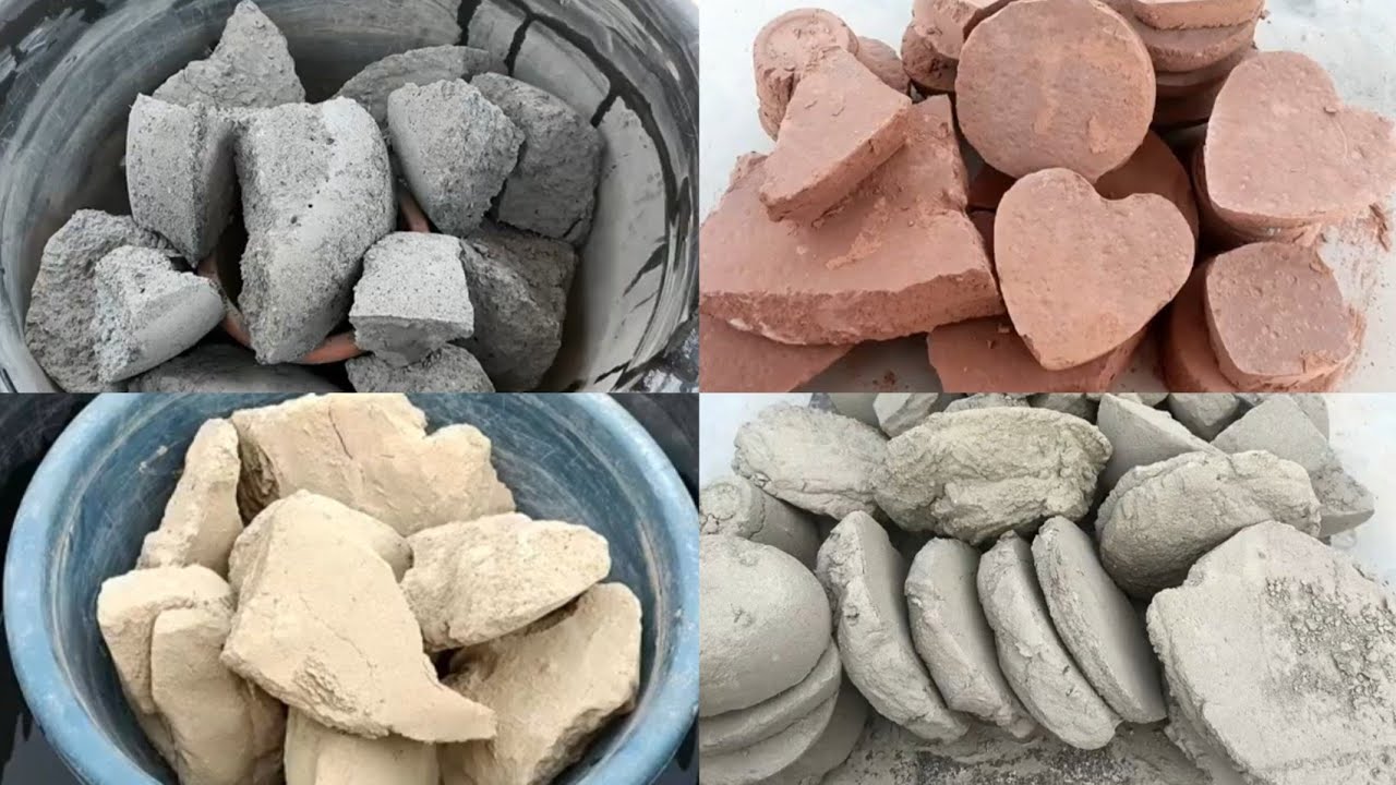 Asmr : muddy textures compilation  magical crumbling by talented @masoomclaycrunch