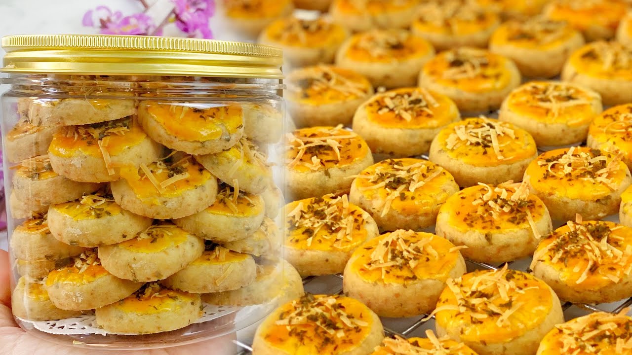 Variasi Kue lebaran Sedap Gurih Super Ngeprul Tanpa Telur - Garlic Cheese Cookies