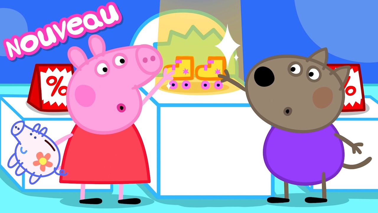 Les histoires de Peppa Pig | PATINS À ROULETTES | Épisodes de Peppa Pig