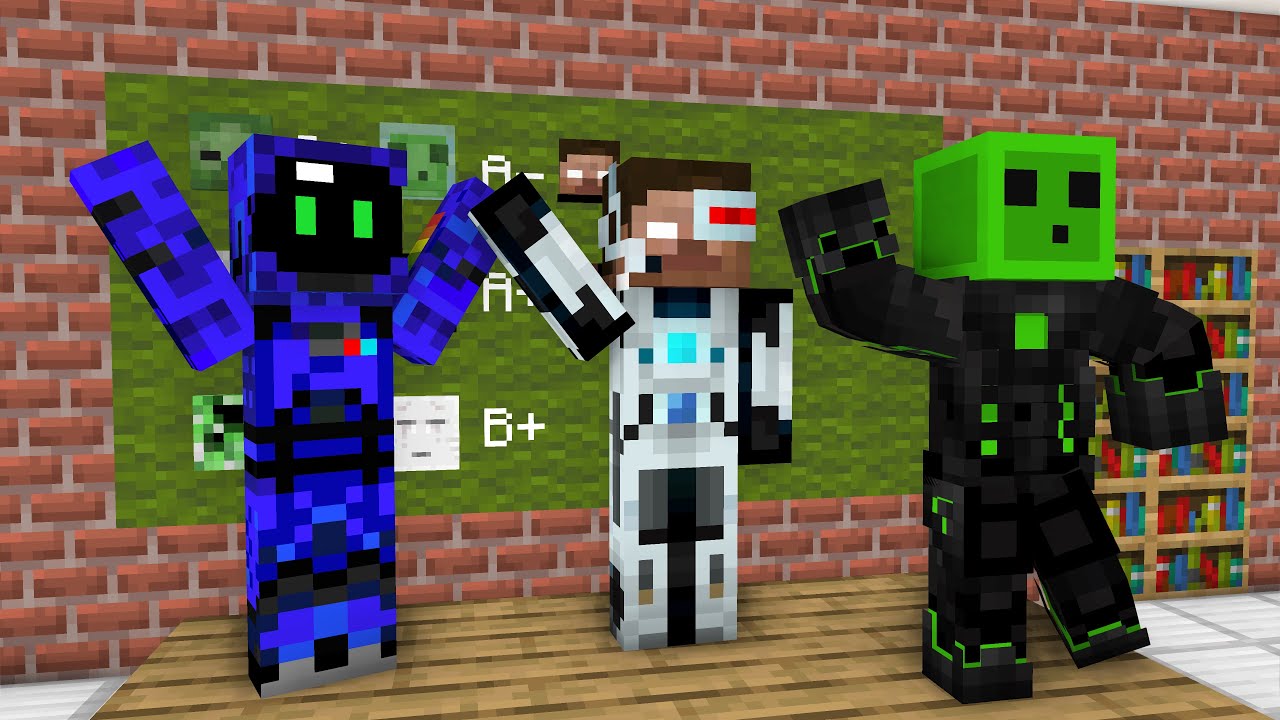 Minecraft Animation : MONSTER SCHOOL - BREWING ROBOT