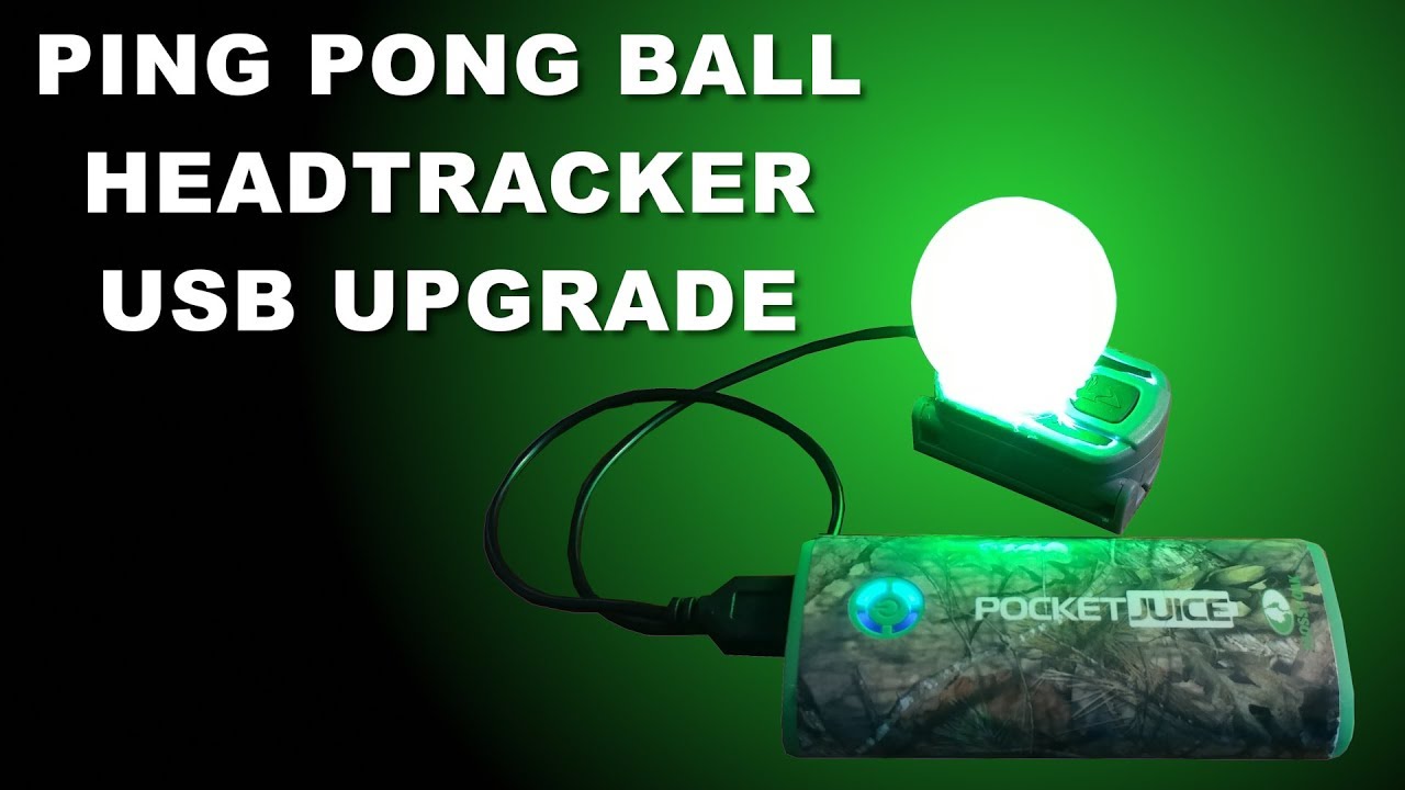 $5 PING PONG BALL HEADTRACKER - USB UPGRADE