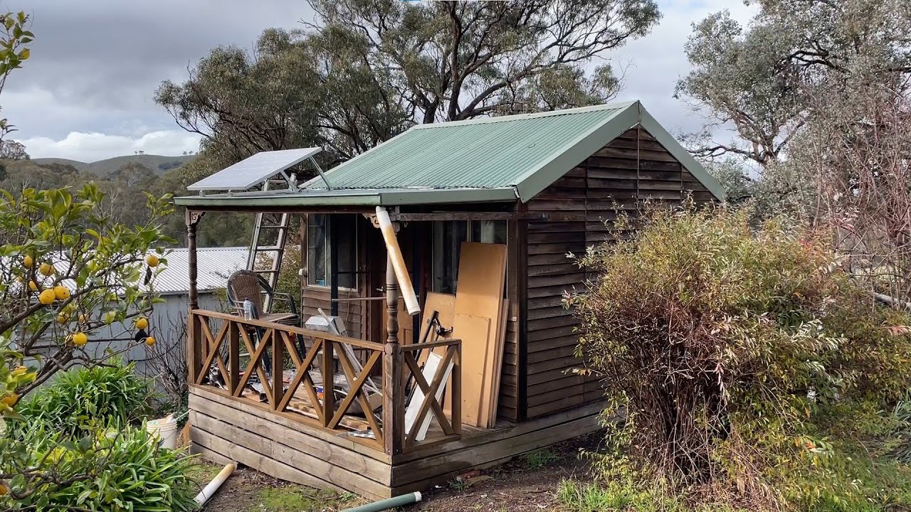 Bunkhouse Renovation  - Phase 4 - Inside cladding and finally a bed