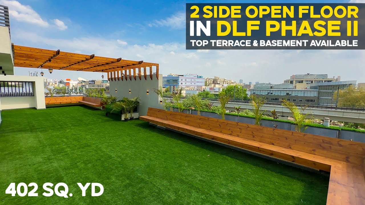 4 BHK Builder Floor in DLF Phase 2 Gurgaon | Top Floor with Terrace Available