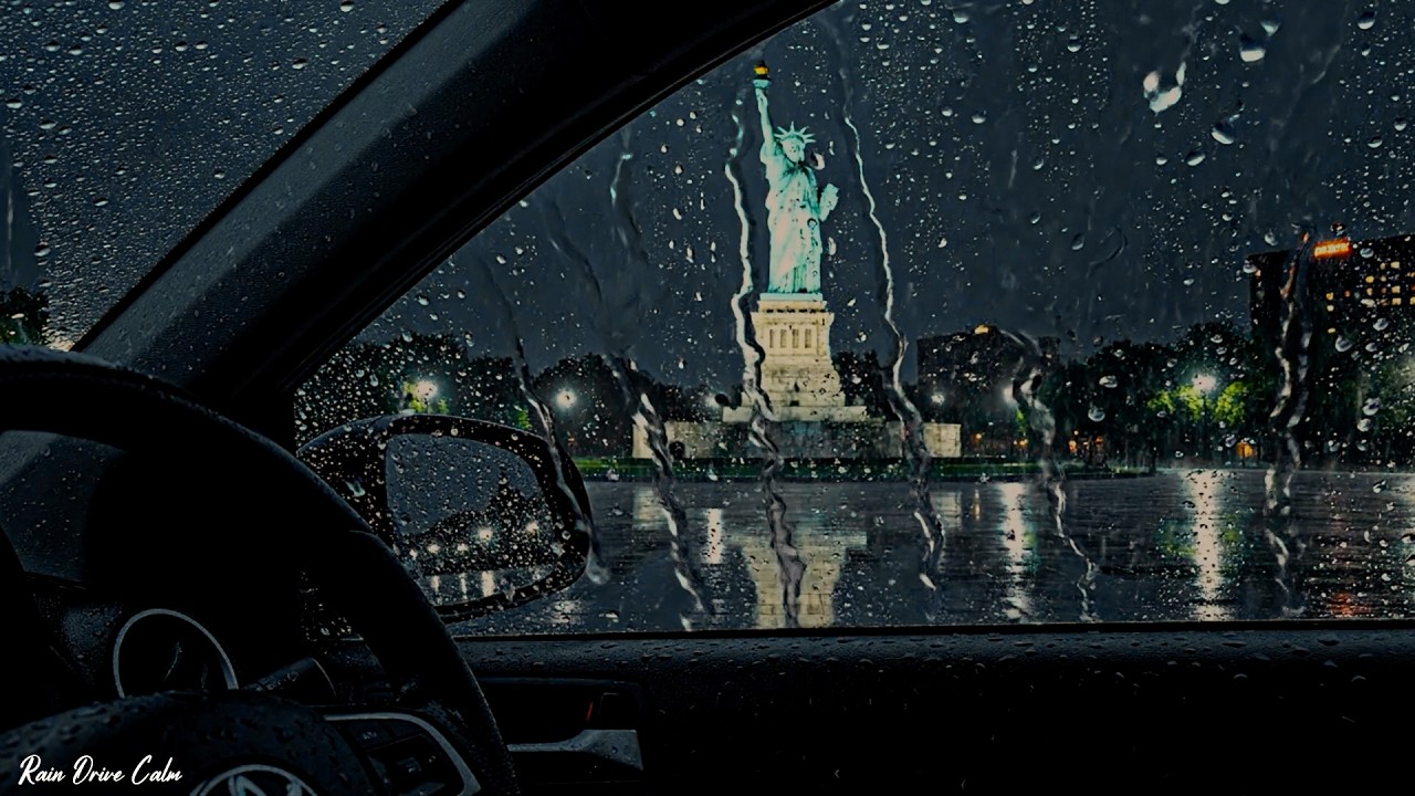Heavy Rain Sounds to Stop Overthinking - Soothing Car Ambience for Deep Sleep & Beat Anxiety