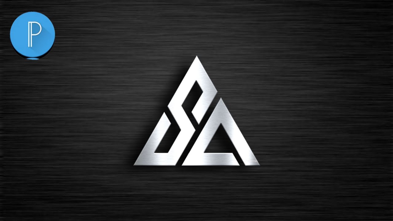 How To Make Monogram Logo | SA Logo Design | Pixellab Tutorial