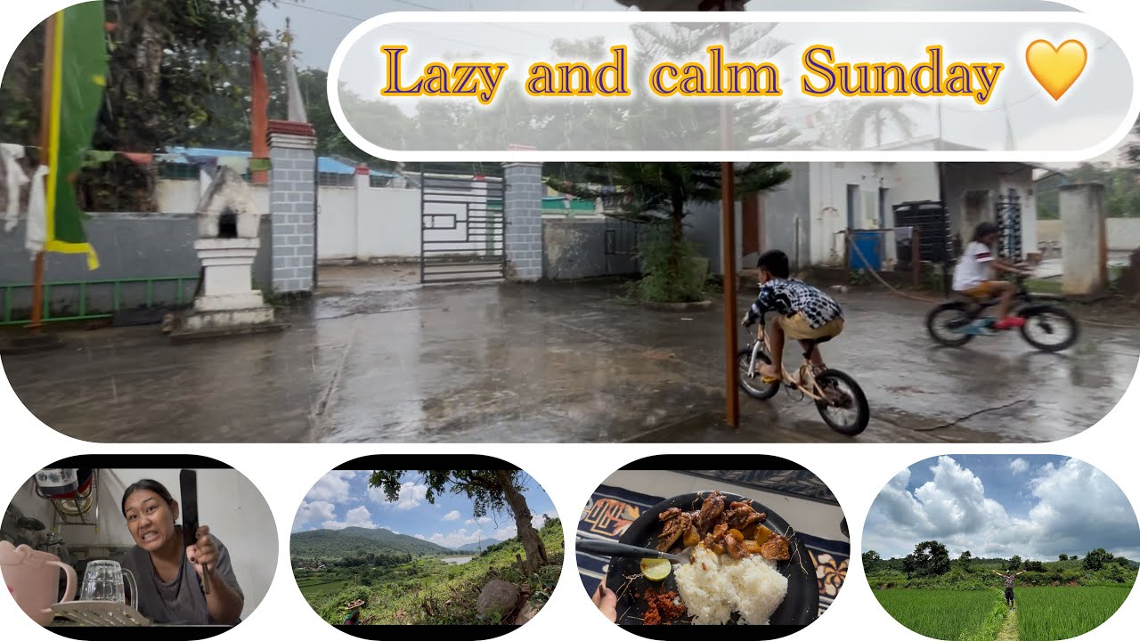 Lazy and calm Sunday with me || new Vlogger||Tibetan vlgger || food lover || 