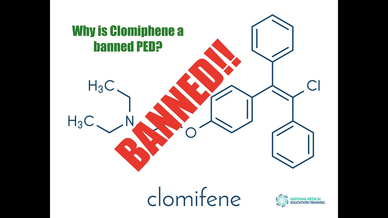 Why is Clomiphene a banned PED? #clomiphene