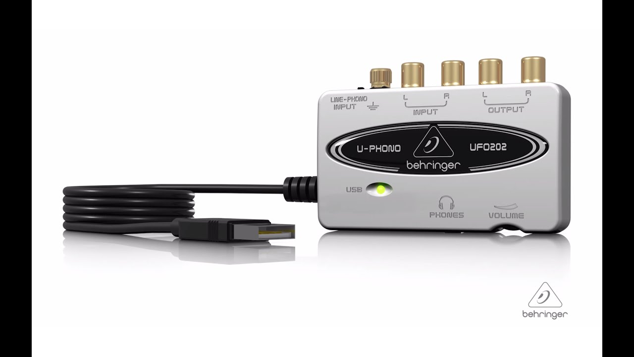 U-PHONO UFO202 Audiophile USB/Audio Interface with Built-in Phono Preamp