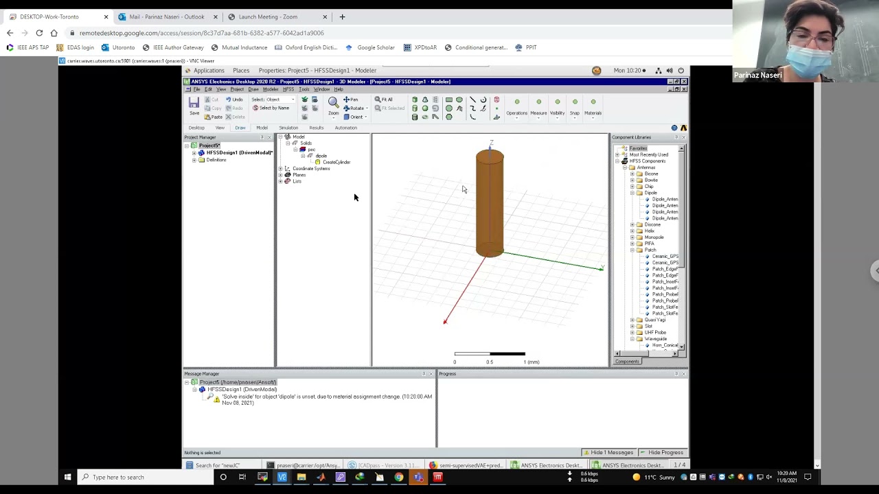 HFSS Tutorial - Introduction to HFSS and Simple Antenna Simulation