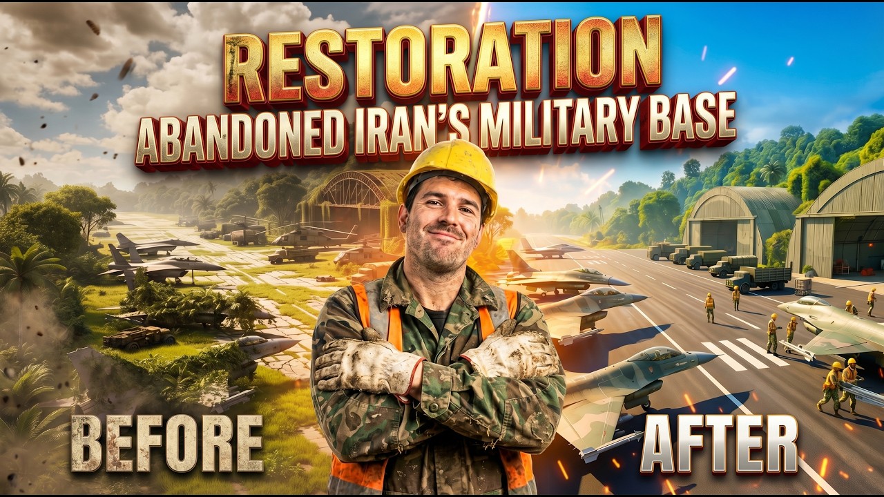 Abandoned Secret IRAN's Airbase Hidden in a Tropical Jungle &ndash; Full Restoration Transformation