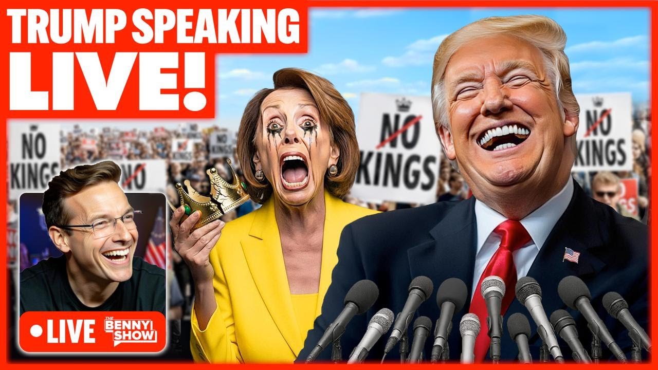 🚨Trump Speaking LIVE Right Now Responding to Rabid, Old 'No Kings' Protesters Assassination Threat&hellip;