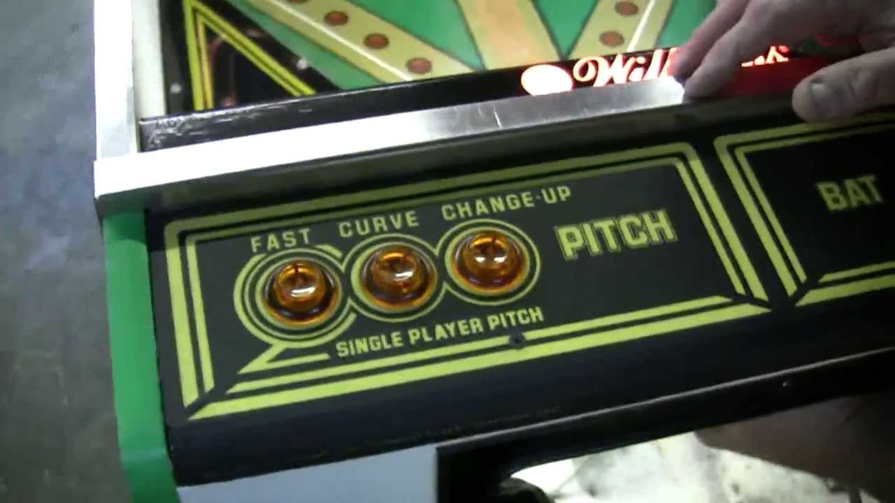 #383 Williams PENNANT FEVER 1984 Pitch and Bat Arcade Machine - TNT Amusements