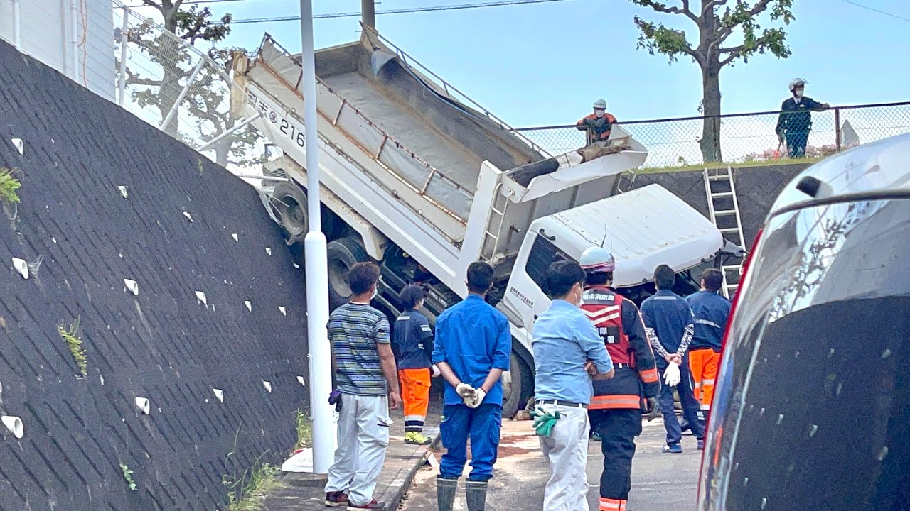 千葉県船橋市ダンプカー転落事故 2021年4月24日