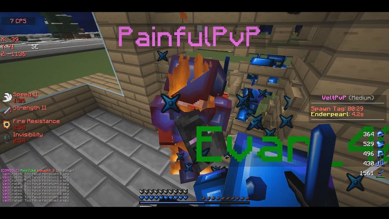 INVIS RAIDING PAINFULPVP LIVE ON STREAM *RAGE* (SUCCESS & FAILURE) - VeltPvP [5]