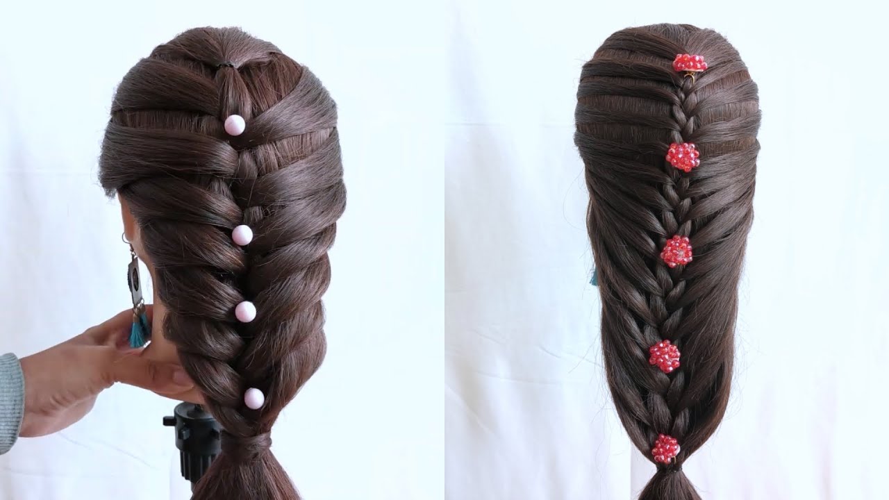 Best Ponytail hairstyle | easy simple hairstyle for girls | hairstyle for wedding | girls hairstyle