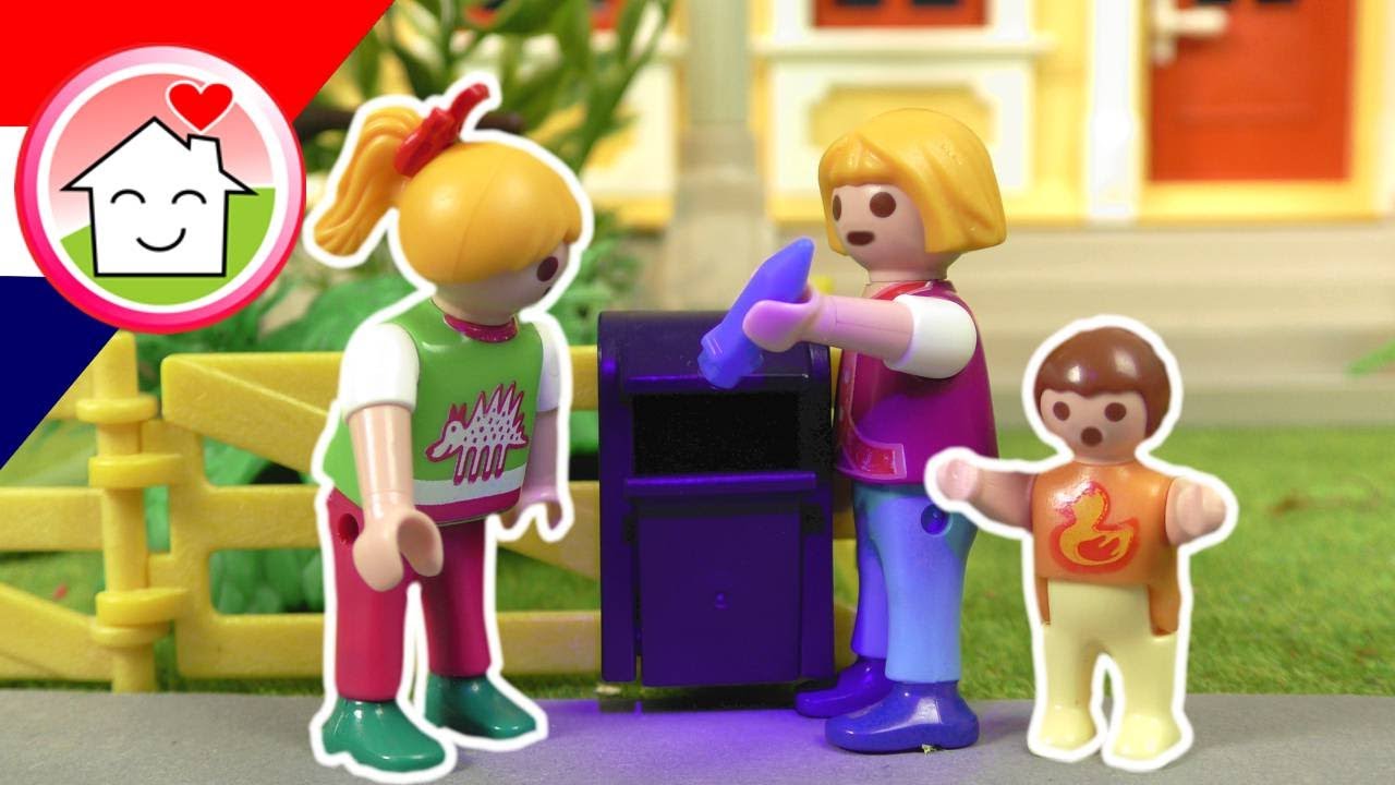 Playmobil filmpje Nederlands De Geheimzinnige Brievenbus van de Gele Villa - Familie Huizer