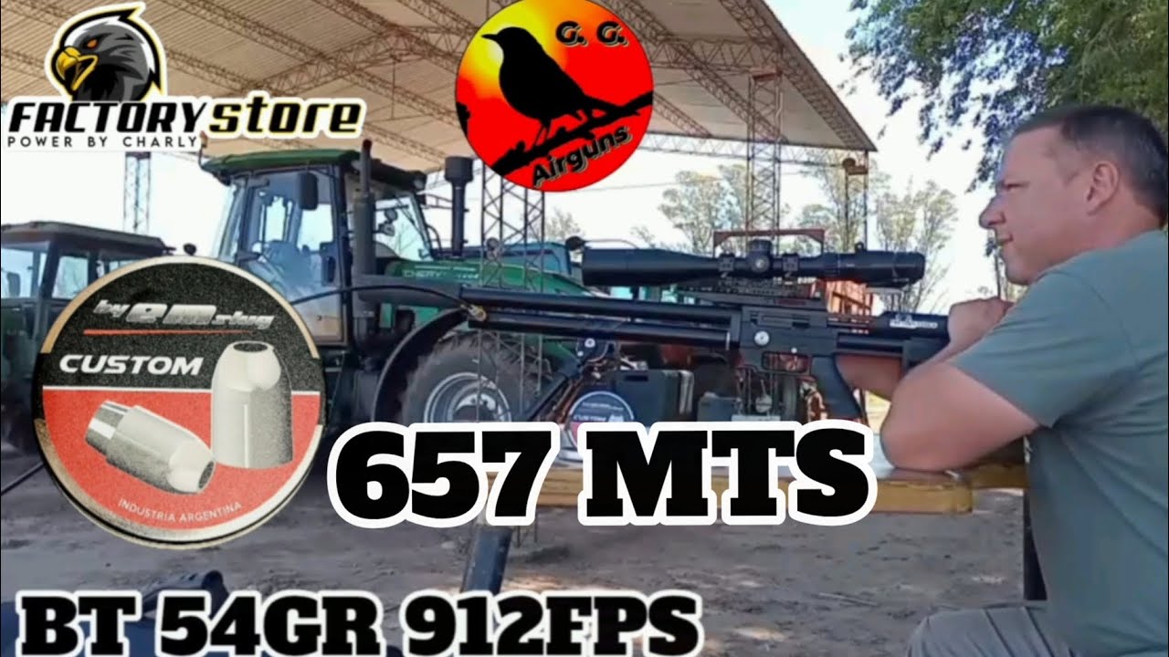 🔥 FOX MONSTER  / SNOWPEAK MAX 1 BT54GR BY EM 912FPS  657 MTS ROMPIENDO RECORD G.G AIRGUNS 🔥✨️✨️🙌😎