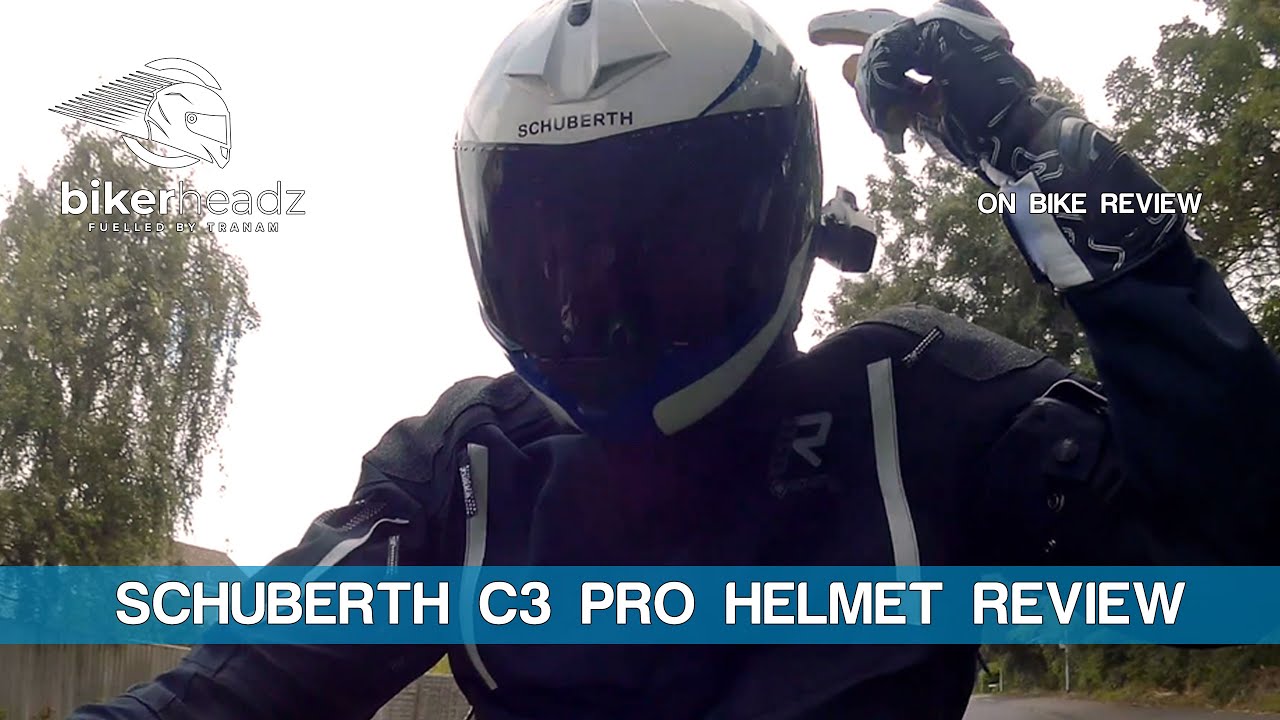 On Bike Product review of SCHUBERTH C3 Pro Modular Helmet Part 1 Full HD Video | Bikerheadz.co.uk