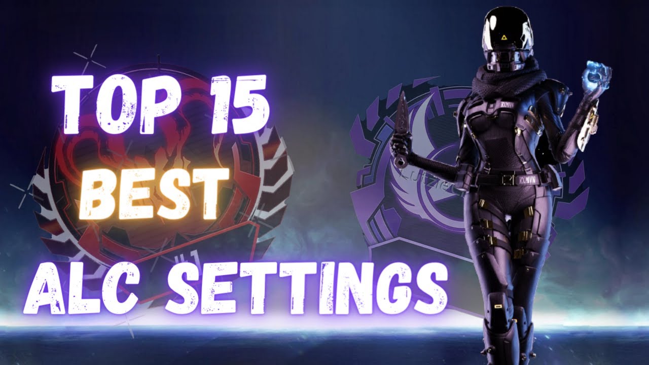 Top 15 PRO Youtubers BEST ALC Settings Season 9 Apex Legends