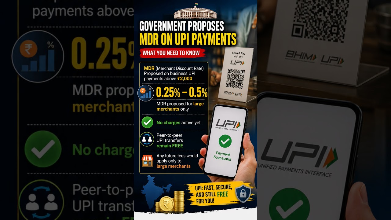 Will UPI Payments Above Rs 2,000 Cost You more ? 🫣                                     #upipayments