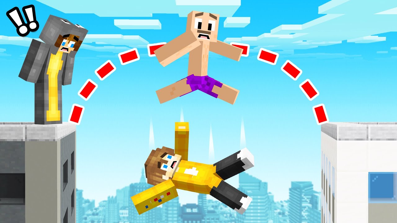 Minecraft Parkour Race vs My Friends is Insane!