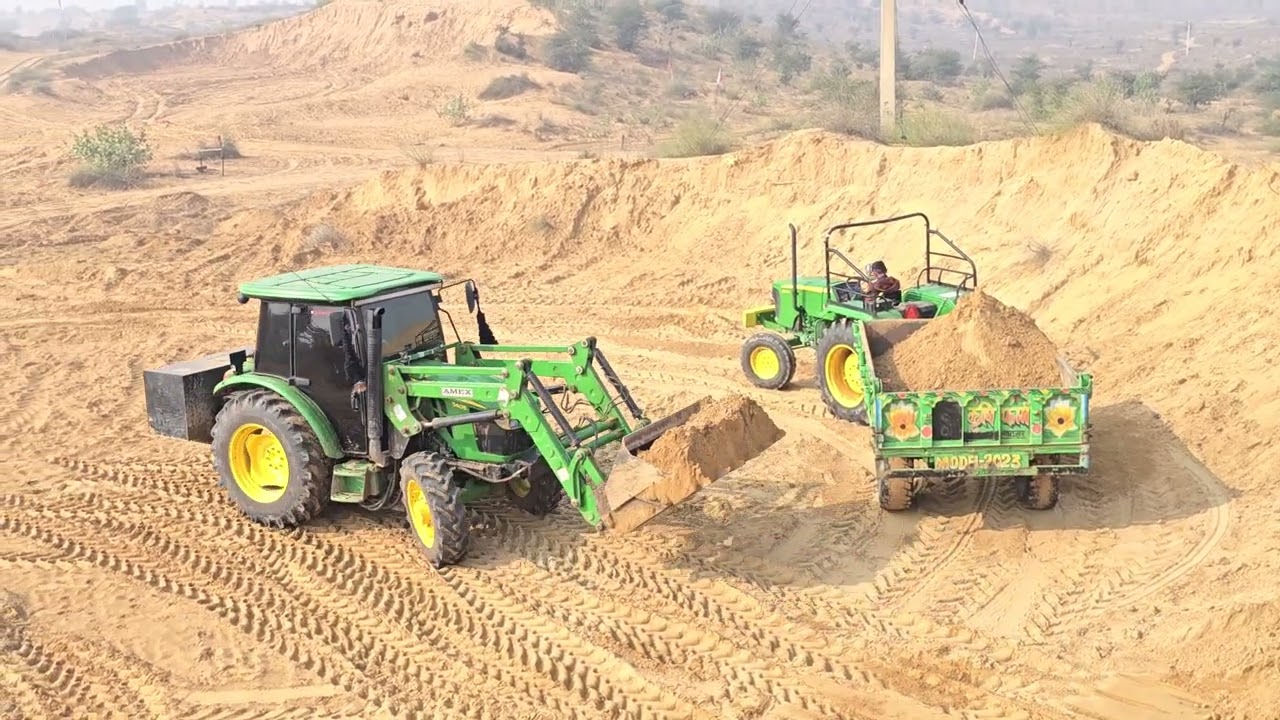 John deere stand John deere 5405 powar