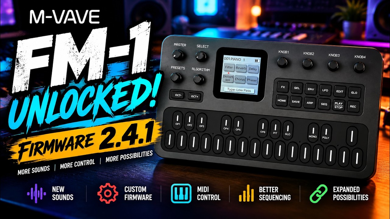 M-VAVE FM-1 2.4.1 UNLOCKED! | This Little Synth Just Got WAY Better