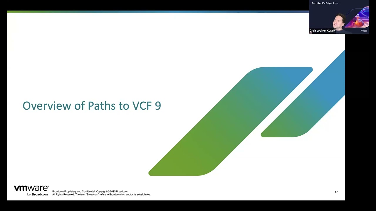 Architect's Edge Live: VCF 9 Real Life - Real Architectures, Real Upgrades, Real Customers
