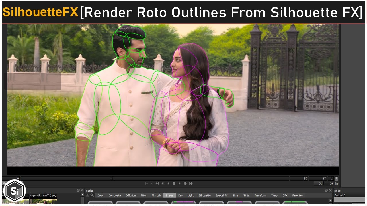 How to Render Roto Outlines From Silhouette FX | Render Roto Outlines in Silhouette FX