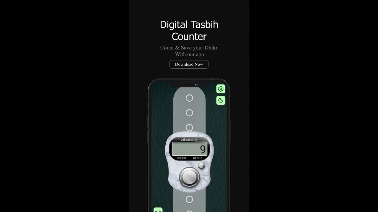 Digital Tasbih Counter | Digitally count and save your dhikr with our Tasbih counter app