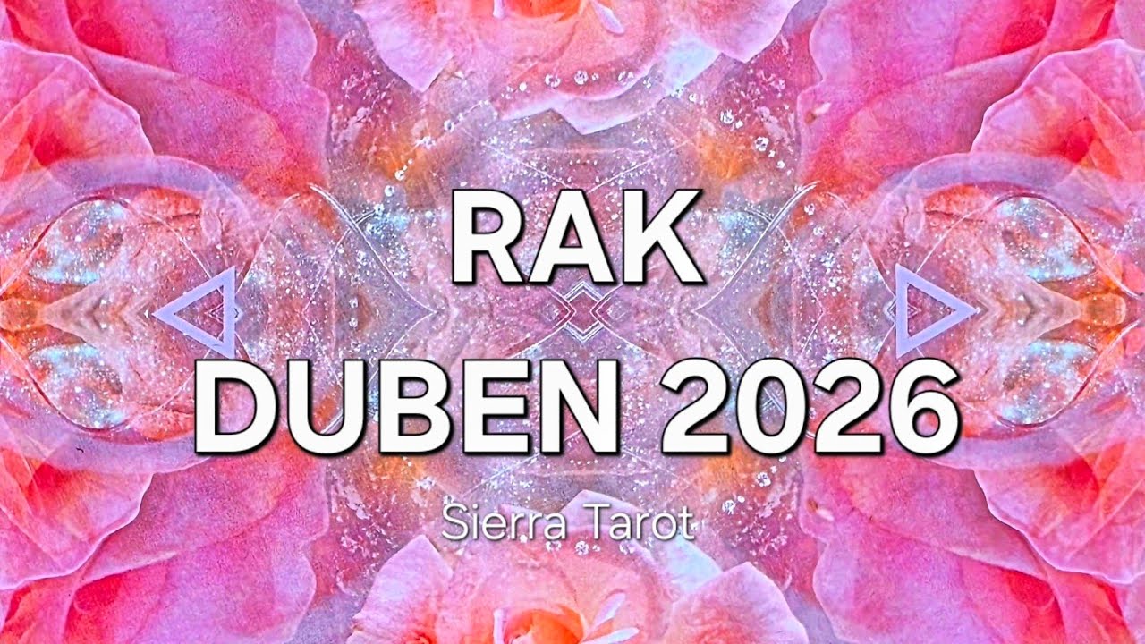 Výklad karet🃏RAK●DUBEN 2026🩷🌞