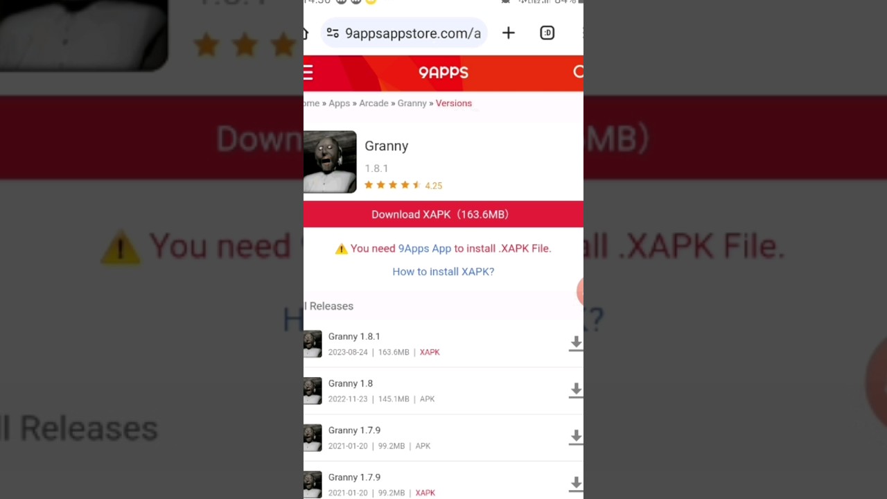 How To Download Granny Old Version 1.0✅👍 #granny