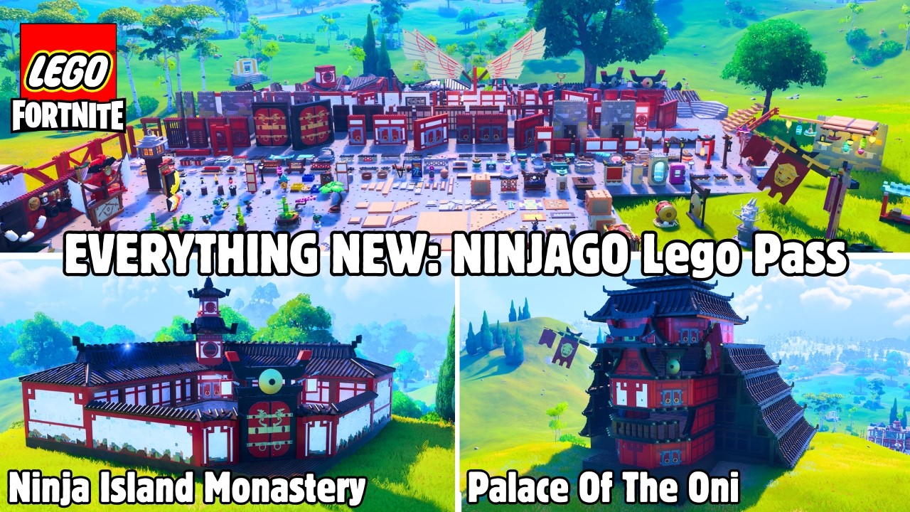 ВСЁ *НОВОЕ* в Lego Pass Ninjago (ОЧЕНЬ МНОГО ВСЕГО) в Lego Fortnite Odyssey