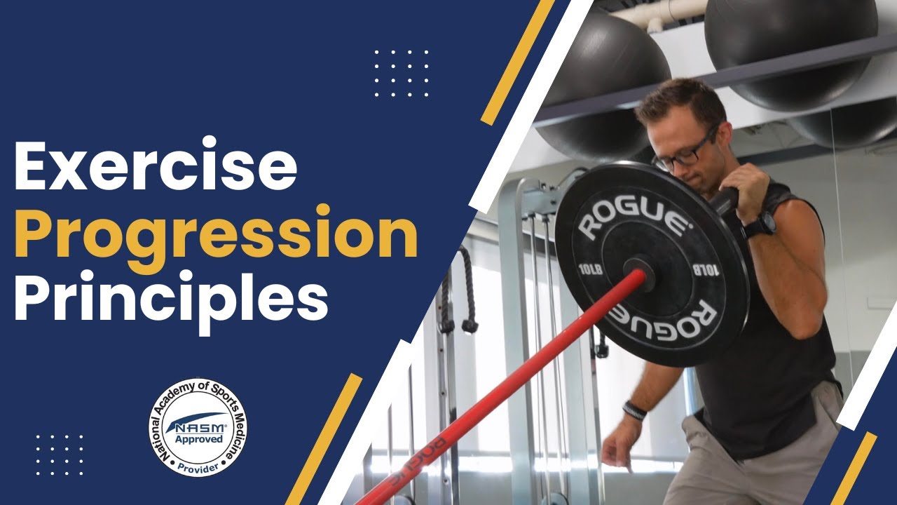 NASM-CPT Exercise Progression Principles || NASM-CPT Exam Study Prep