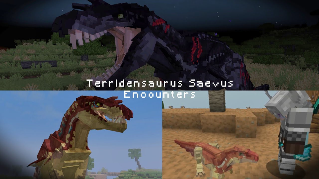 Minecraft Terridensaurus Saevus Encounters (Ecological Replenishment Station Mod) (Dino Encounters)