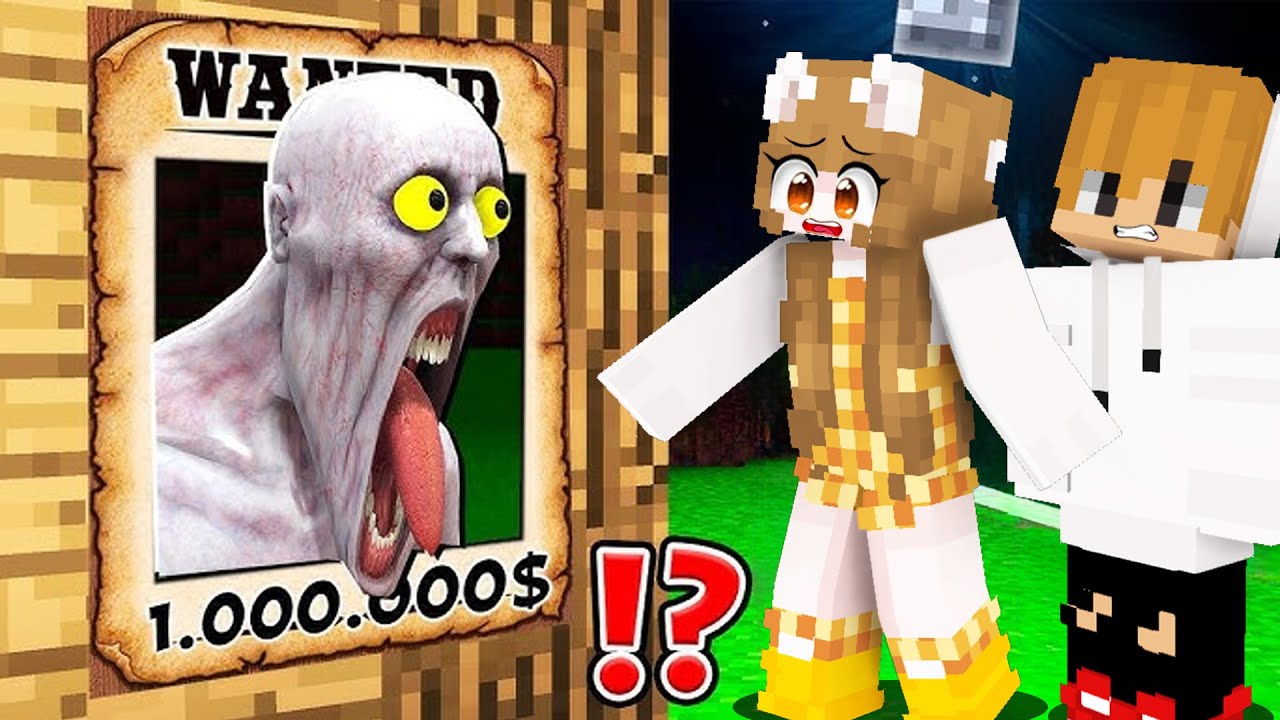 Creepy SHY GUY MET Anna at Night in Minecraft Challenge!