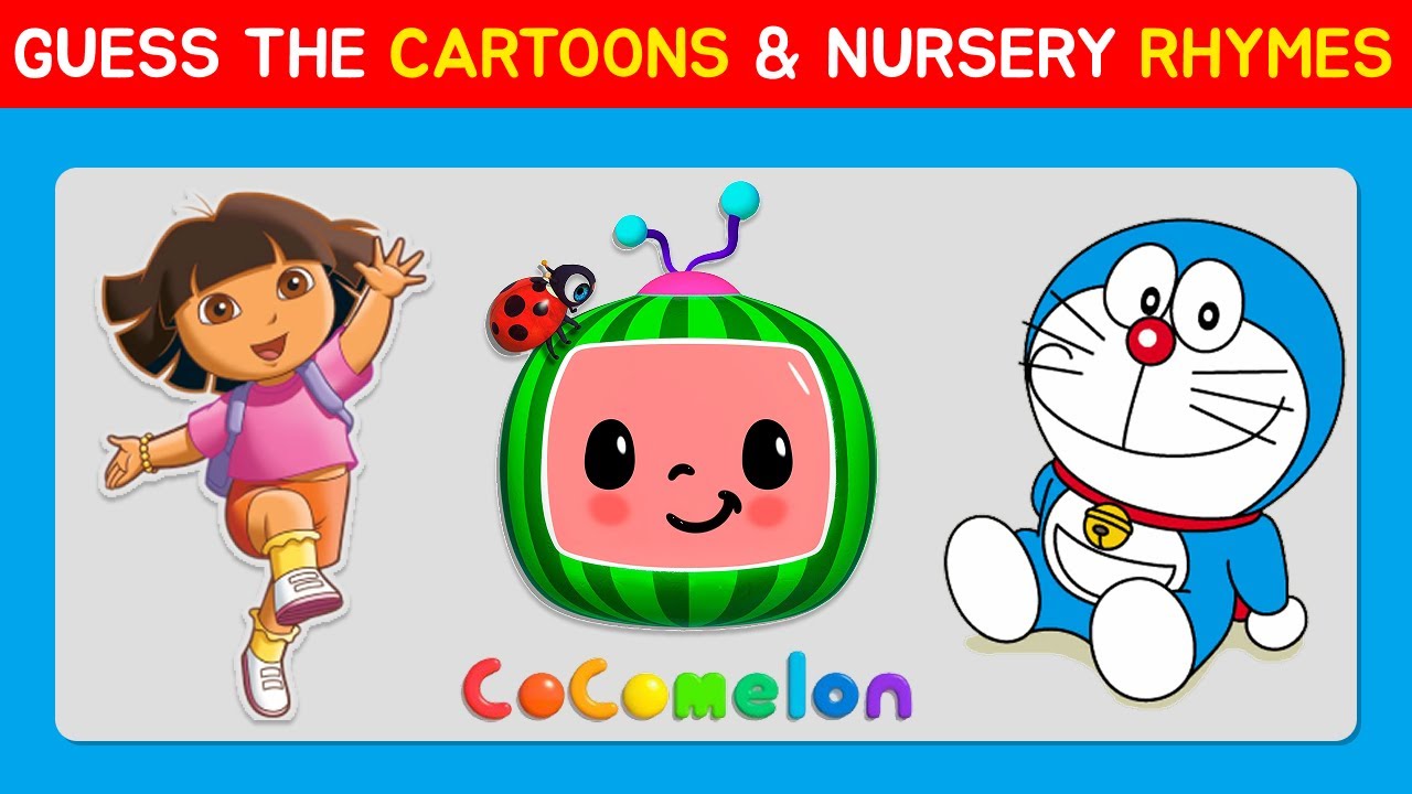 Guess the Cartoons & Nursery Rhymes Challenge! | Fun Quiz for Kids
