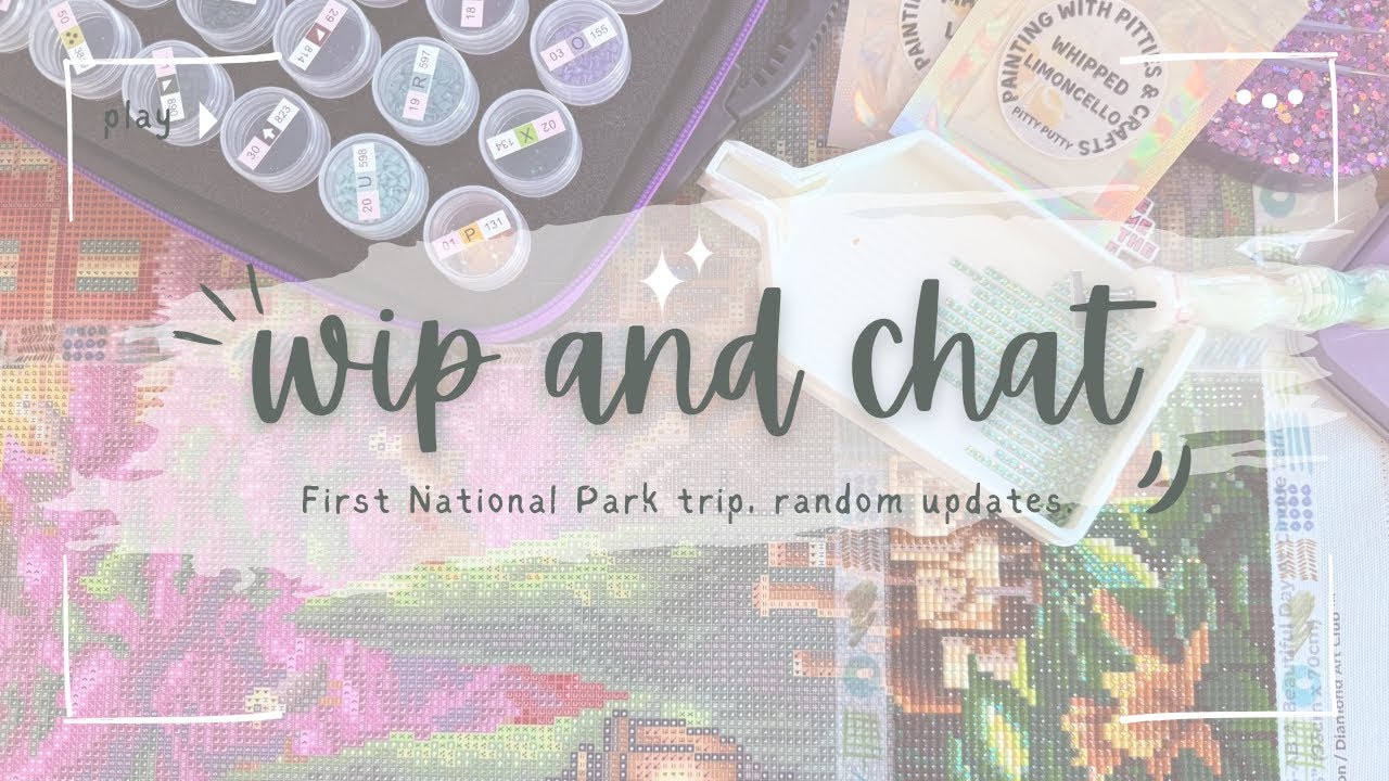 WIP and Chat 4/24 • Update on WHERE I'VE BEEN • National Parks