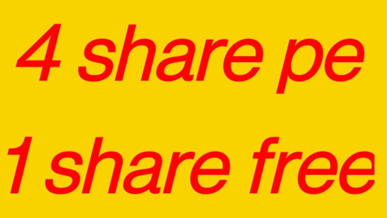 4 pe 1 share free, hec infra projects