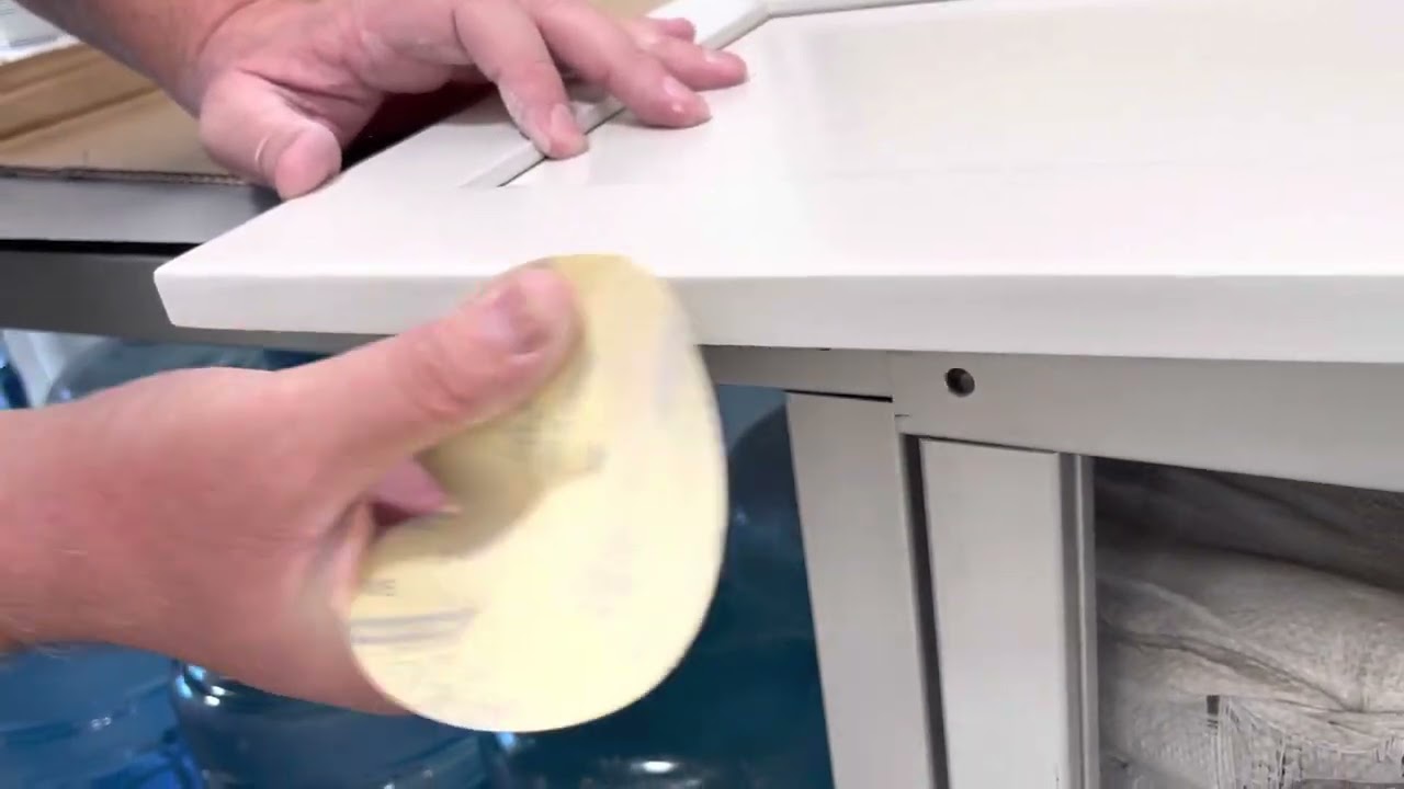 Fixing paint drips on doors